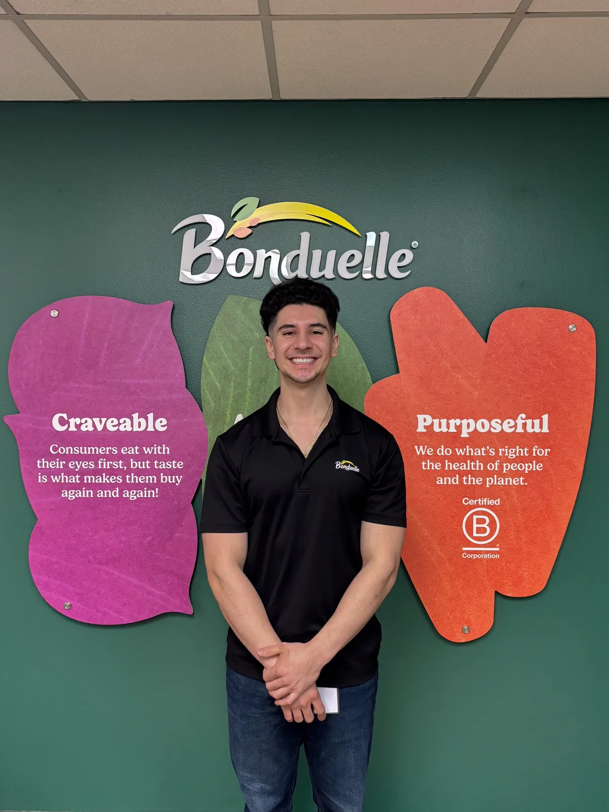 Carter Stoddard in his hometown, 2019